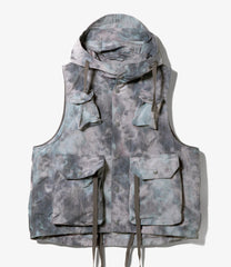 Field Vest - Polyester Smoke Print