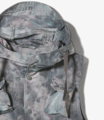 Field Vest - Polyester Smoke Print