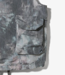Field Vest - Polyester Smoke Print