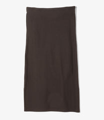 Deep Slit Skirt - French Terry