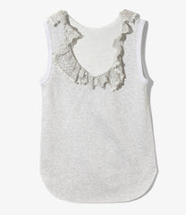 Ribbed Lace Tank Top