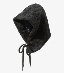 Fur Hoody Scarf - Original Embroidery Fur