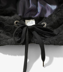 Fur Hoody Scarf - Original Embroidery Fur