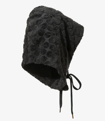 Fur Hoody Scarf - Original Embroidery Fur