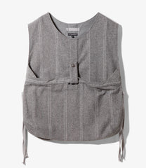 Newsboy Vest - Wool Striped HB