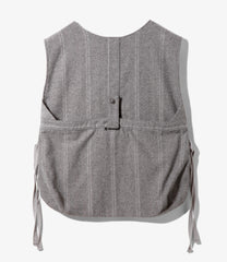 Newsboy Vest - Wool Striped HB