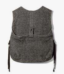 Newsboy Vest - Wool Shaggy Twill