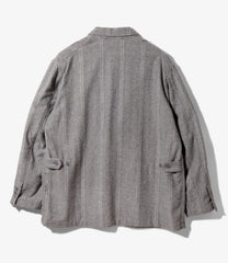 Loiter Jacket - Wool Striped HB