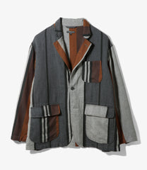 Loiter Jacket - Wide Stripe Worsted Wool