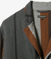 Loiter Jacket - Wide Stripe Worsted Wool