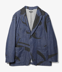 Bedford Jacket - Music Note Denim