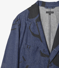 Bedford Jacket - Music Note Denim