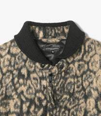 LL Jacket - Wool Poly Leopard Jacquard