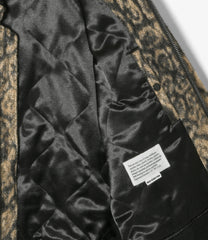 LL Jacket - Wool Poly Leopard Jacquard