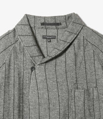Smoking Jacket -  Wool Striped HB