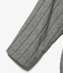 Smoking Jacket -  Wool Striped HB