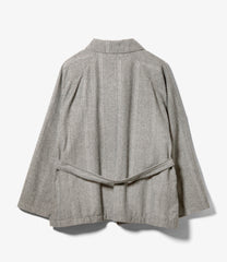 Smoking Jacket -  Wool Striped HB
