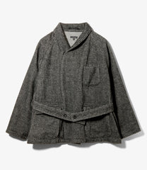 Smoking Jacket - Wool Shaggy Twill