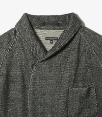 Smoking Jacket - Wool Shaggy Twill