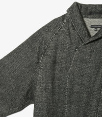 Smoking Jacket - Wool Shaggy Twill