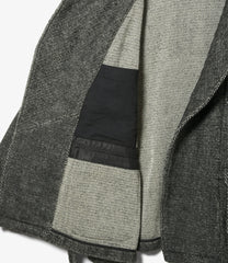 Smoking Jacket - Wool Shaggy Twill