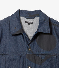 Type 5 Jean Jacket - Music Note Print 12oz Denim