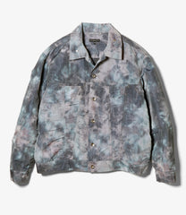 Type 5 Jean Jacket - Polyester Smoke Print