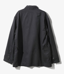Loiter Jacket - Chalk Stripe Worsted Wool