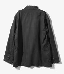 Loiter Jacket - Chalk Stripe Worsted Wool