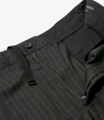 Officer Pant - Chalk Stripe Worsted Wool
