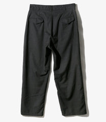 Officer Pant - Chalk Stripe Worsted Wool