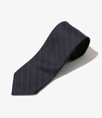 Neck Tie - Chalk Stripe Worsted Wool