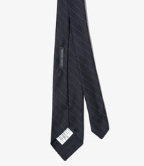 Neck Tie - Chalk Stripe Worsted Wool