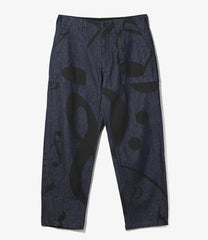 Fatigue Pant - Music Note 12oz Denim