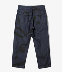 Fatigue Pant - Music Note 12oz Denim