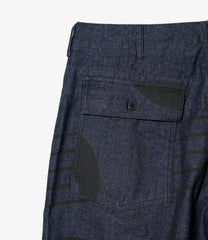 Fatigue Pant - Music Note 12oz Denim