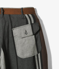 Carlyle Pant - Wide Stripe Worsted Wool