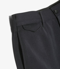 Officer Pant - Heavy Wool Elastique