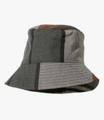 Bucket Hat - Multi Wide Stripe Worsted Wool