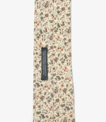 Neck Tie - Cotton Small Floral Flannel