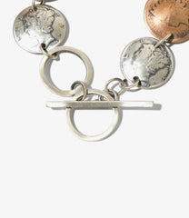 Coin Link Bracelet - Multi
