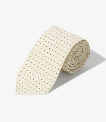 Neck Tie - 21W Corduroy Polka Dot Print