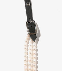 Pearl Leather Necklace