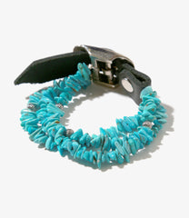 Turquoise Leather Bracelet