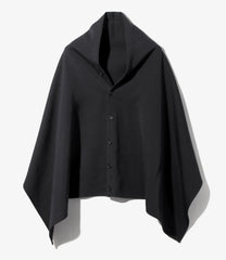 Button Shawl - Heavy Wool Elastique