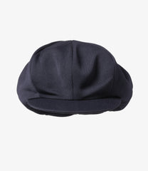Newsboy Cap - Heavy Wool Elastique