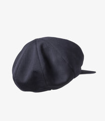 Newsboy Cap - Heavy Wool Elastique