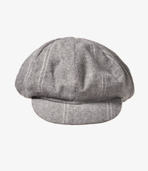 Newsboy Cap - Lt.Wool Striped HB