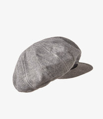 Newsboy Cap - Lt.Wool Striped HB
