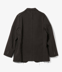 Raw Edge Jacket - W/L Herringbone